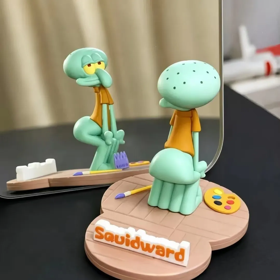 Squidward Cartoon Phone Stand – Funny Desk Holder for iPhone & Tablet, Creative Desktop Decor & Streaming Accessory